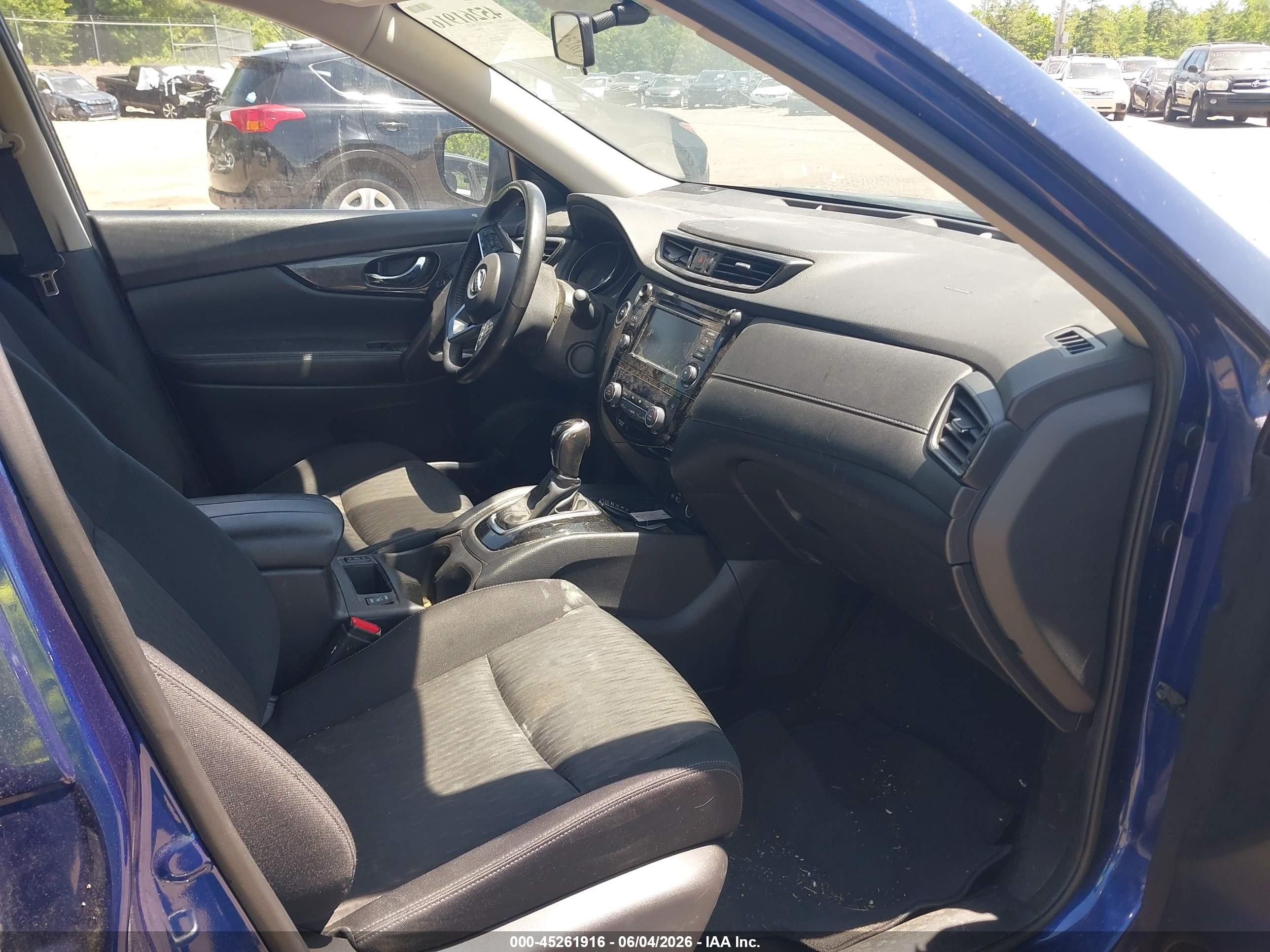 2018 Nissan Rogue Sv Blue vin: JN8AT2MV5JW325761