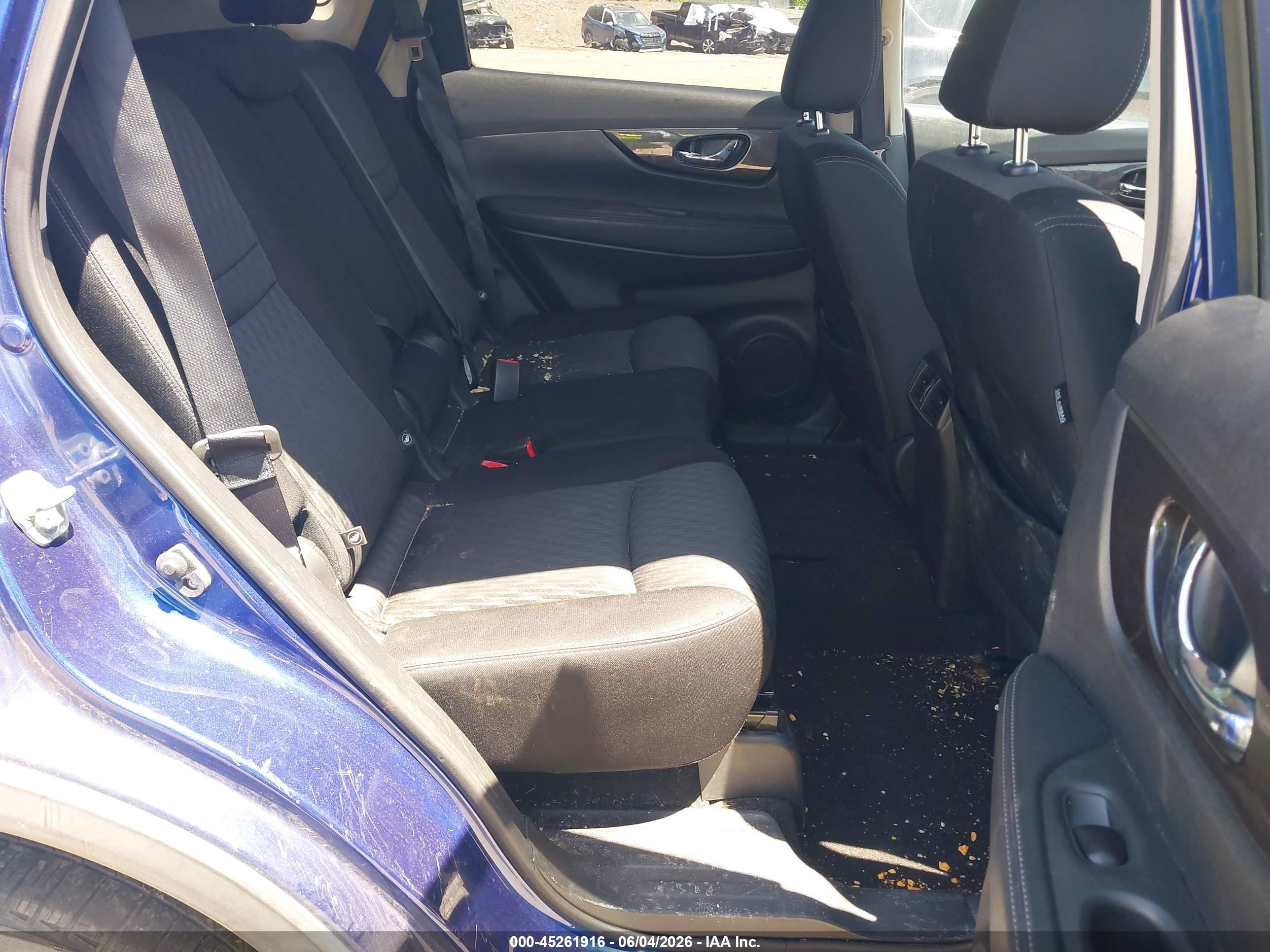 2018 Nissan Rogue Sv Blue vin: JN8AT2MV5JW325761