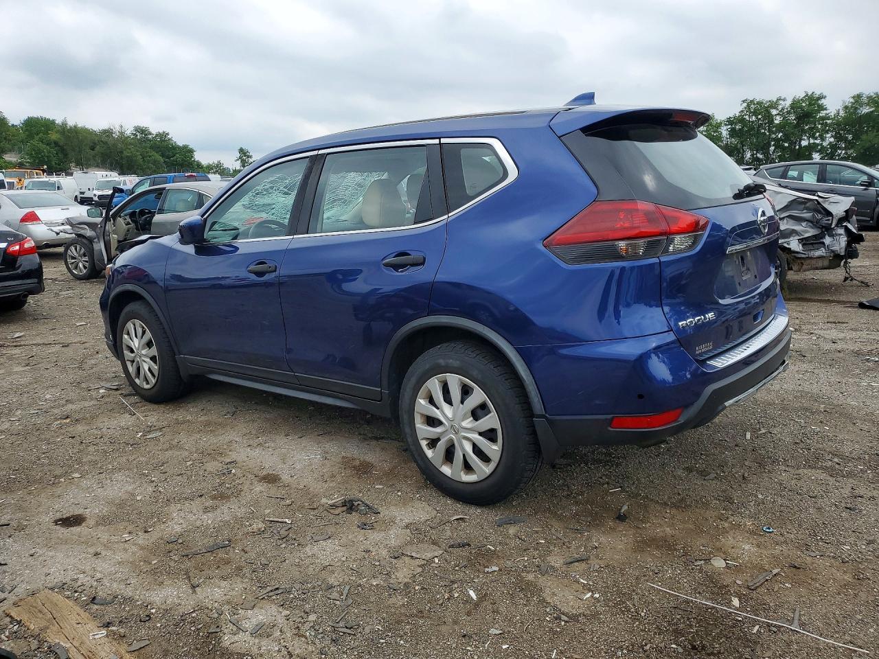 2017 Nissan Rogue S Blue vin: JN8AT2MV6HW002443