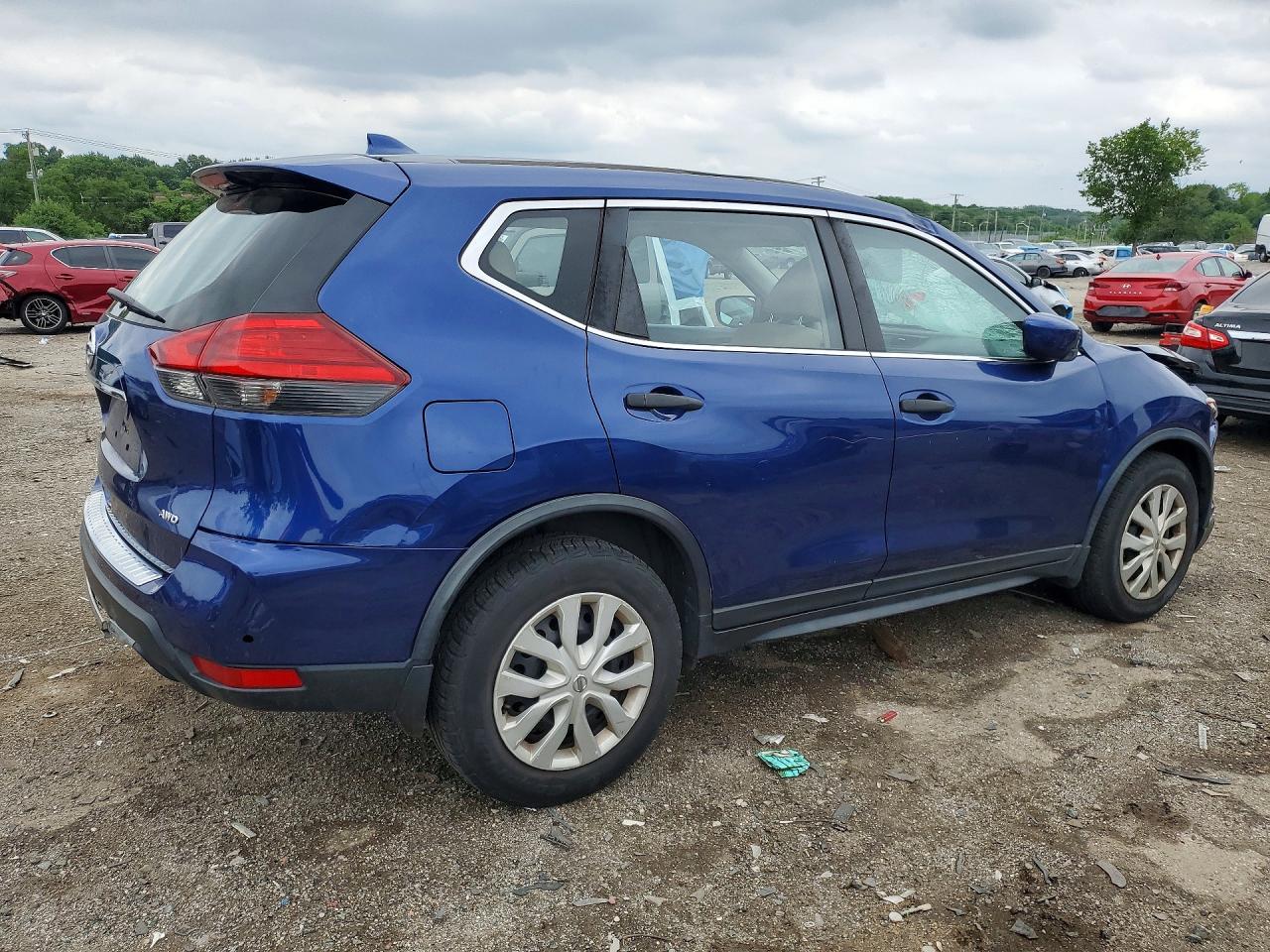 2017 Nissan Rogue S Blue vin: JN8AT2MV6HW002443