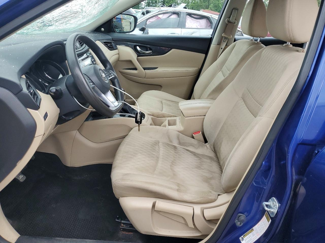 2017 Nissan Rogue S Blue vin: JN8AT2MV6HW002443