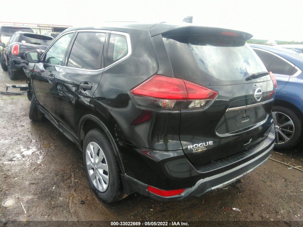 2017 Nissan Rogue S/sl/sv Black vin: JN8AT2MV6HW262180