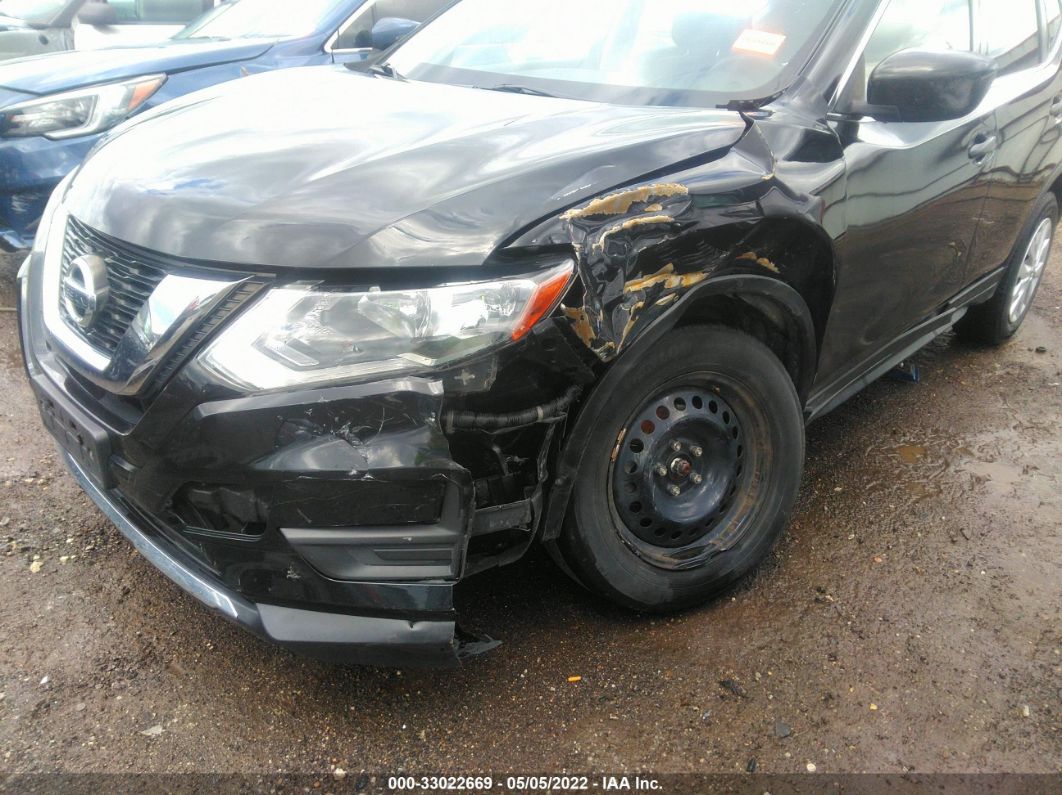 2017 Nissan Rogue S/sl/sv Black vin: JN8AT2MV6HW262180