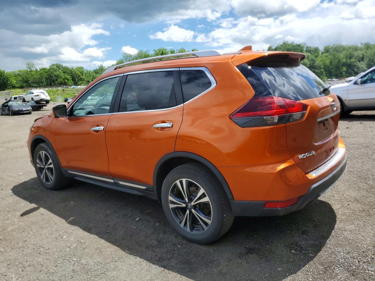 2018 Nissan Rogue Sl Оранжевый vin: JN8AT2MV6JW306958
