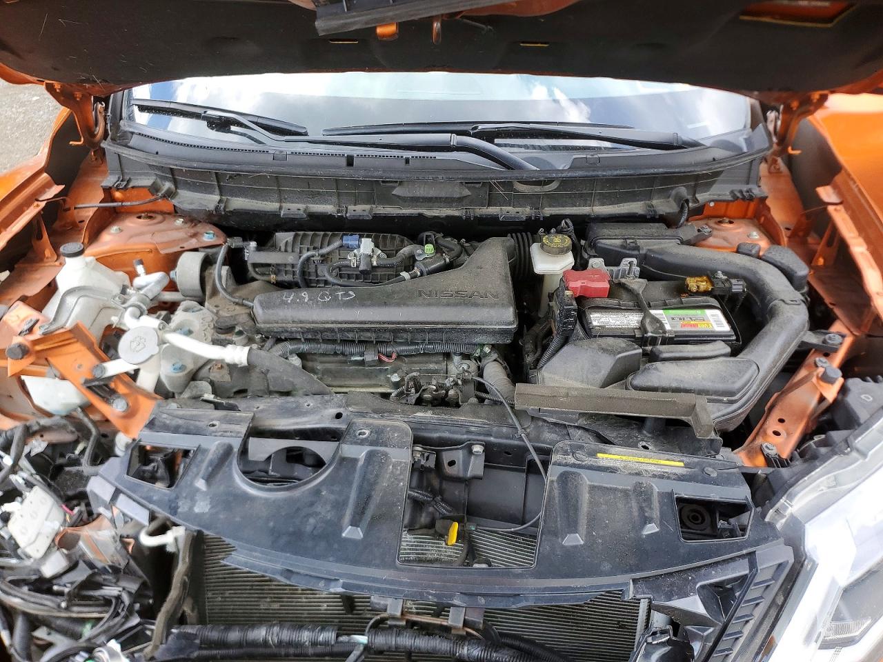 2018 Nissan Rogue Sl Оранжевый vin: JN8AT2MV6JW306958
