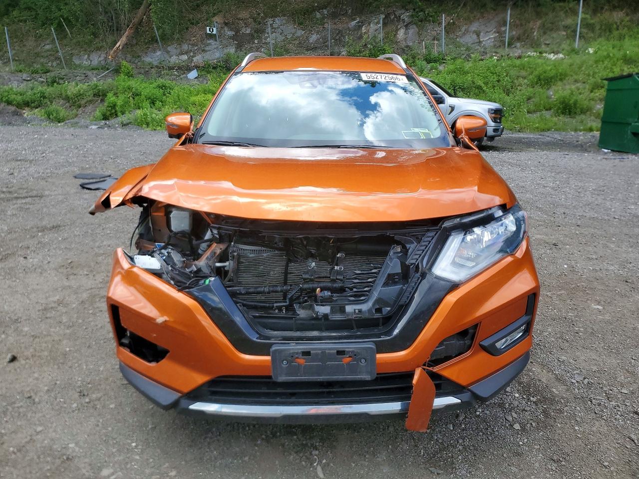 2018 Nissan Rogue Sl Оранжевый vin: JN8AT2MV6JW306958