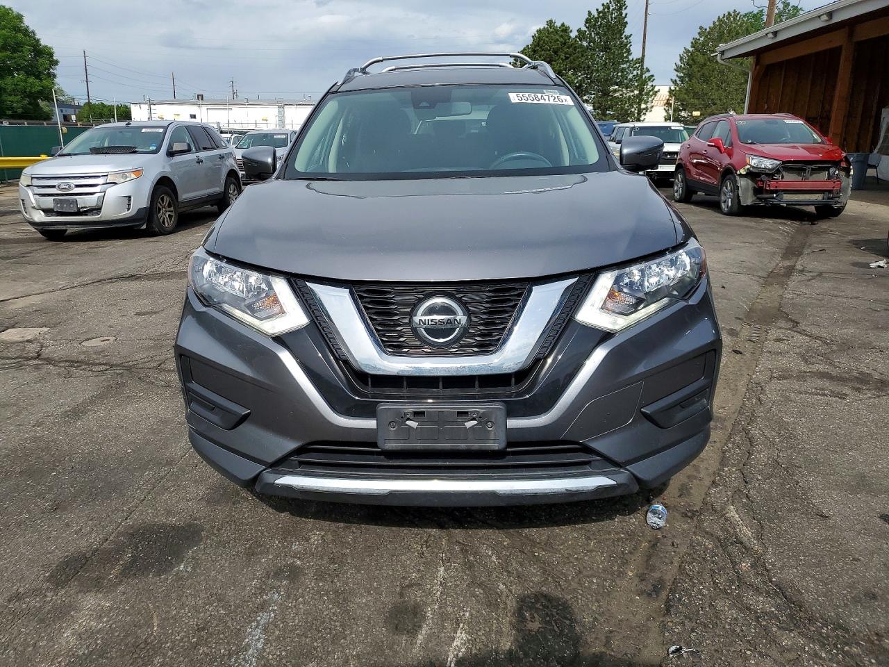 2019 Nissan Rogue Sv Gray vin: JN8AT2MV6KW400422