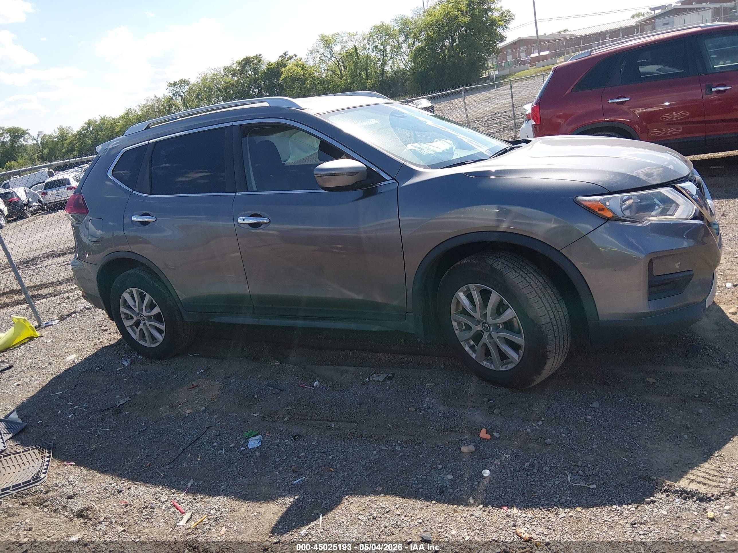 2020 Nissan Rogue Sv Intelligent Awd Gray vin: JN8AT2MV6LW105869