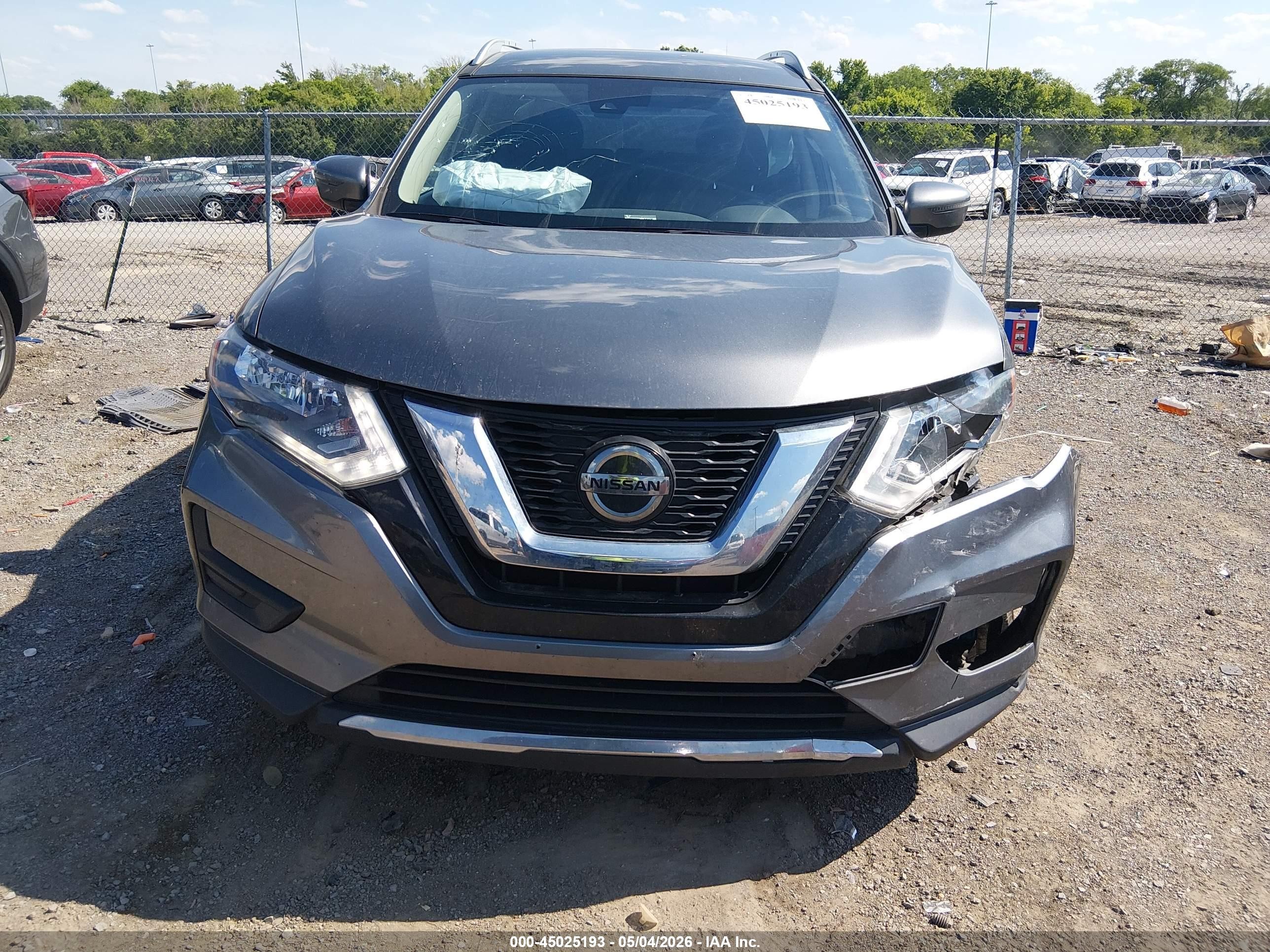 2020 Nissan Rogue Sv Intelligent Awd Gray vin: JN8AT2MV6LW105869