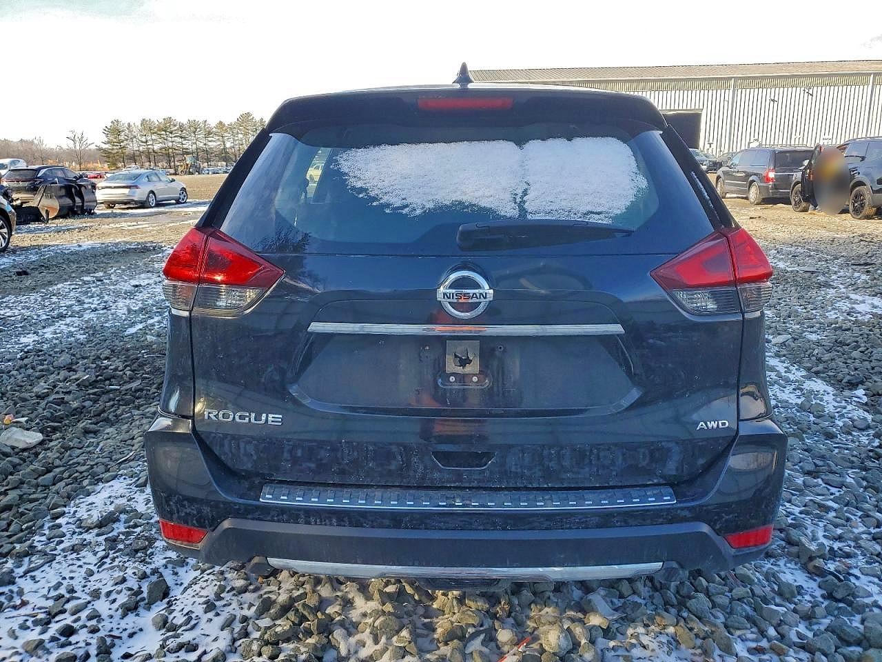 2017 Nissan Rogue S Черный vin: JN8AT2MV7HW253441