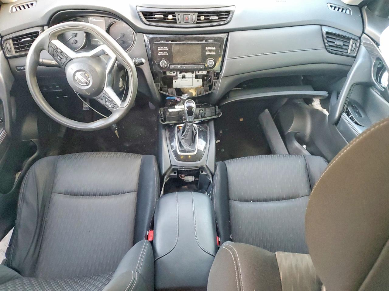 2017 Nissan Rogue S Черный vin: JN8AT2MV7HW253441