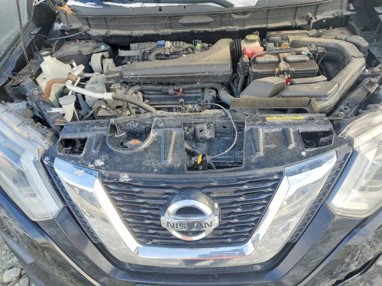 2017 Nissan Rogue S Черный vin: JN8AT2MV7HW253441