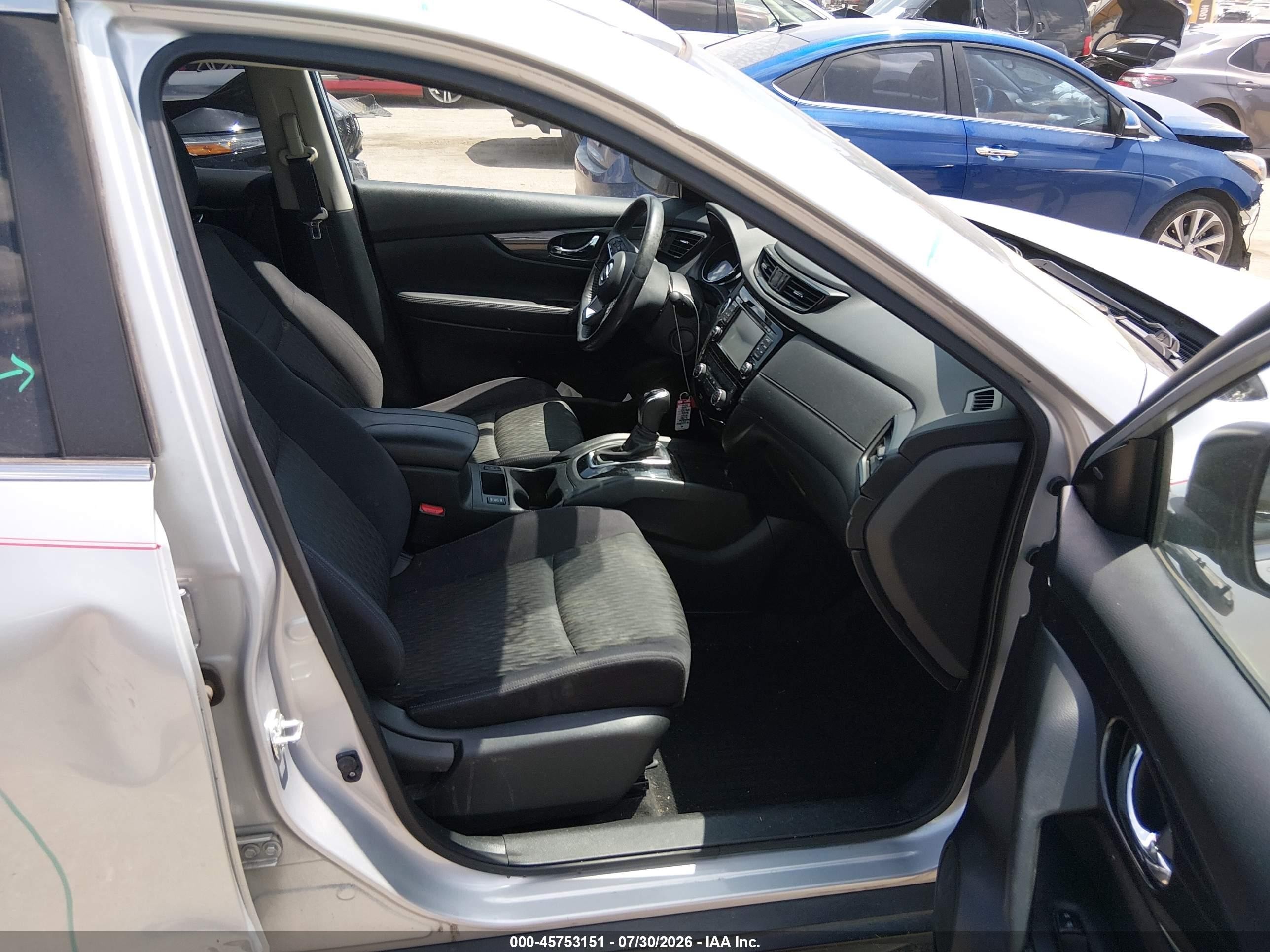 2017 Nissan Rogue Sv Gray vin: JN8AT2MV7HW283684