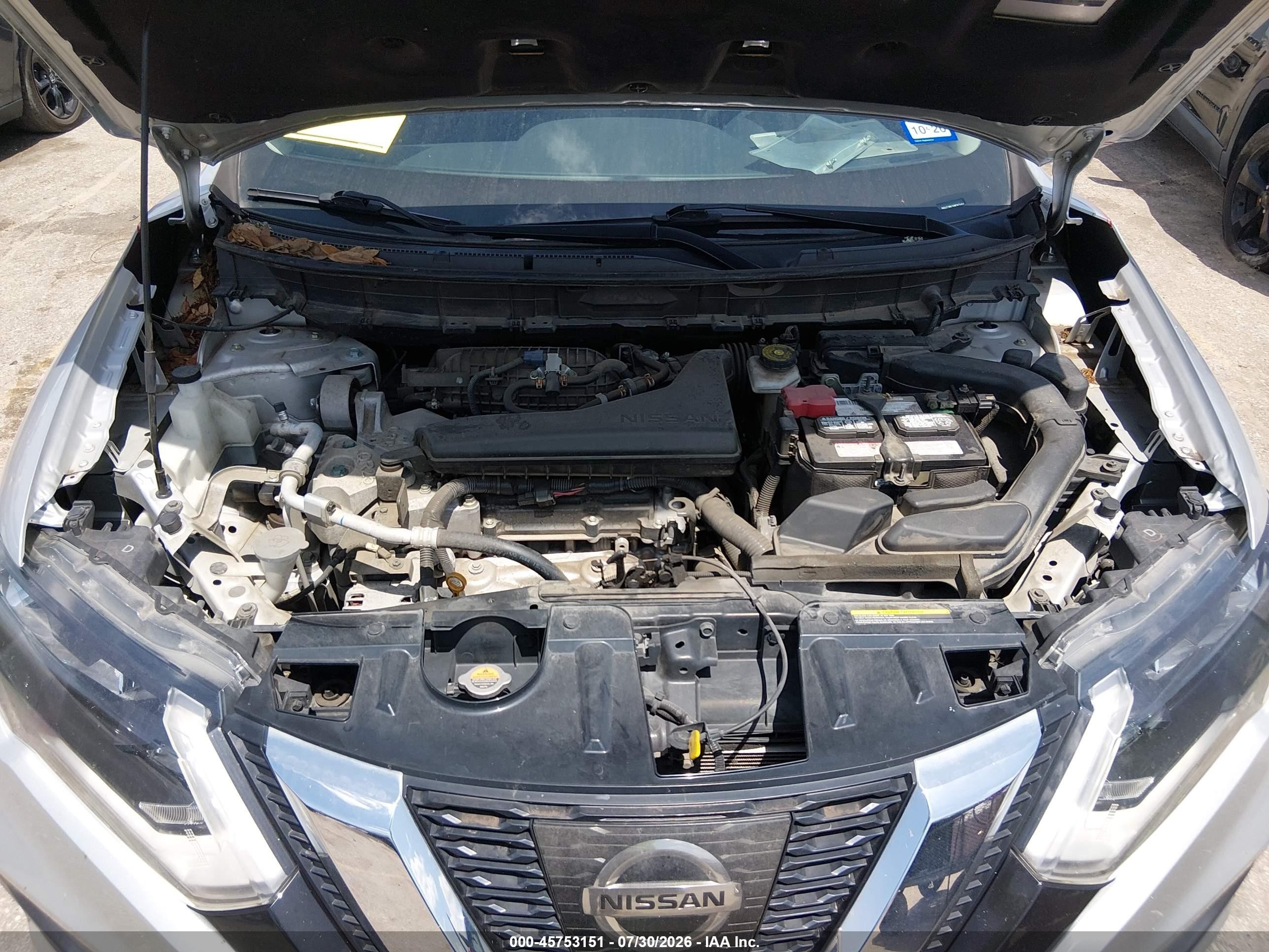 2017 Nissan Rogue Sv Gray vin: JN8AT2MV7HW283684