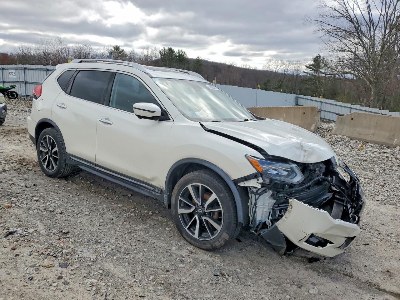 2018 Nissan Rogue Sl White vin: JN8AT2MV7JW323641