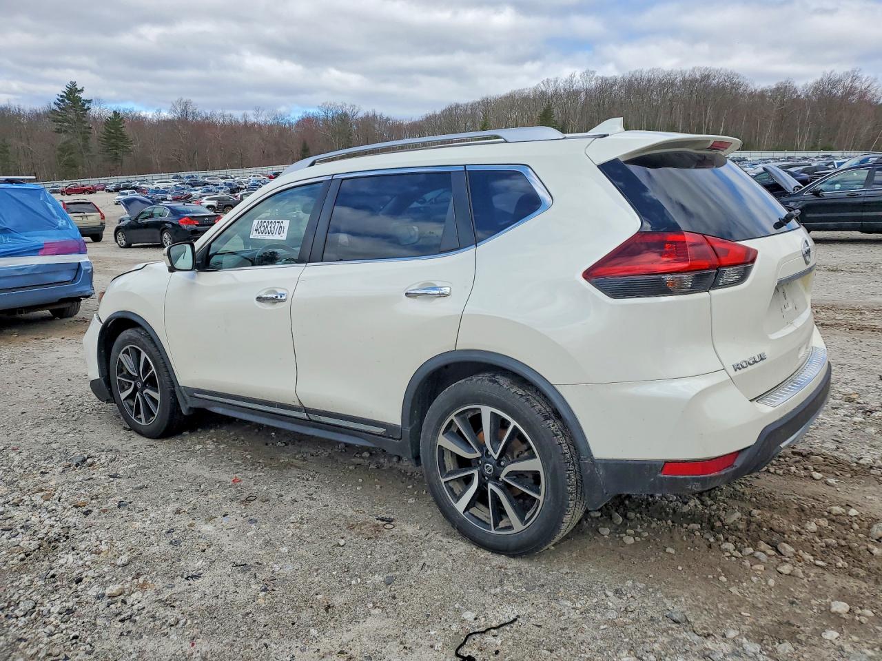 2018 Nissan Rogue Sl White vin: JN8AT2MV7JW323641