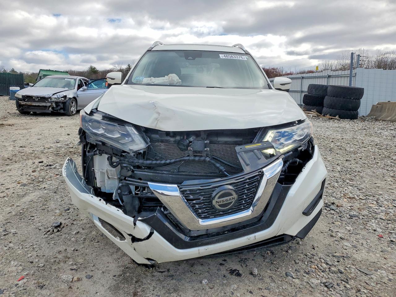 2018 Nissan Rogue Sl White vin: JN8AT2MV7JW323641