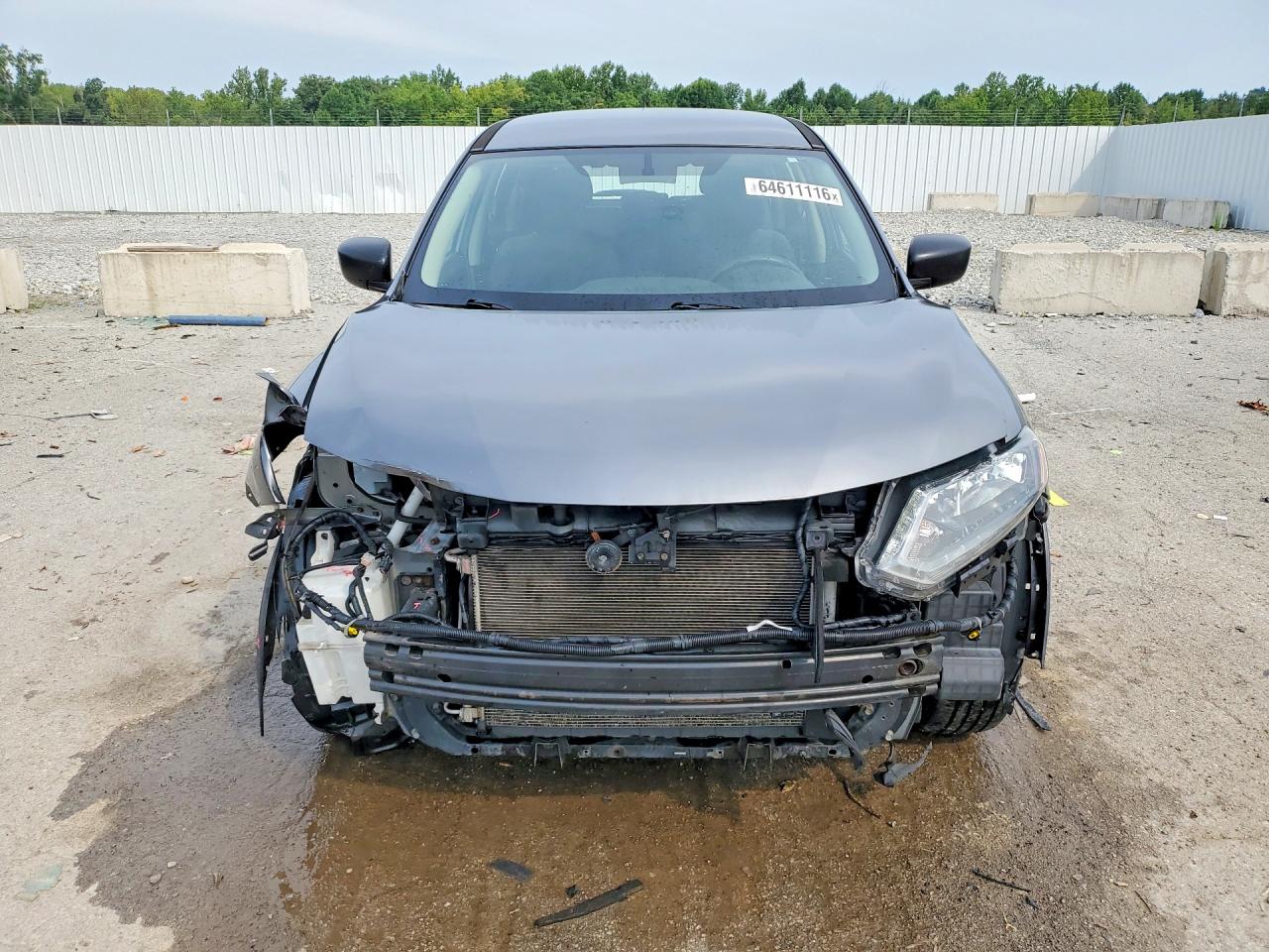 2016 Nissan Rogue S Серый vin: JN8AT2MV8GW130309