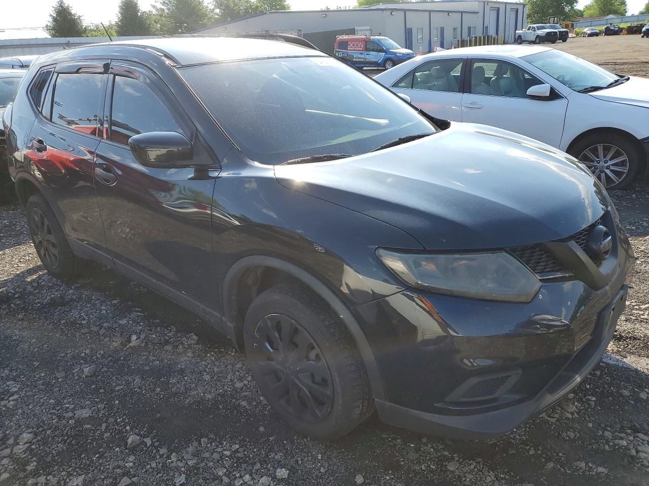 2016 Nissan Rogue S Black vin: JN8AT2MV8GW150897