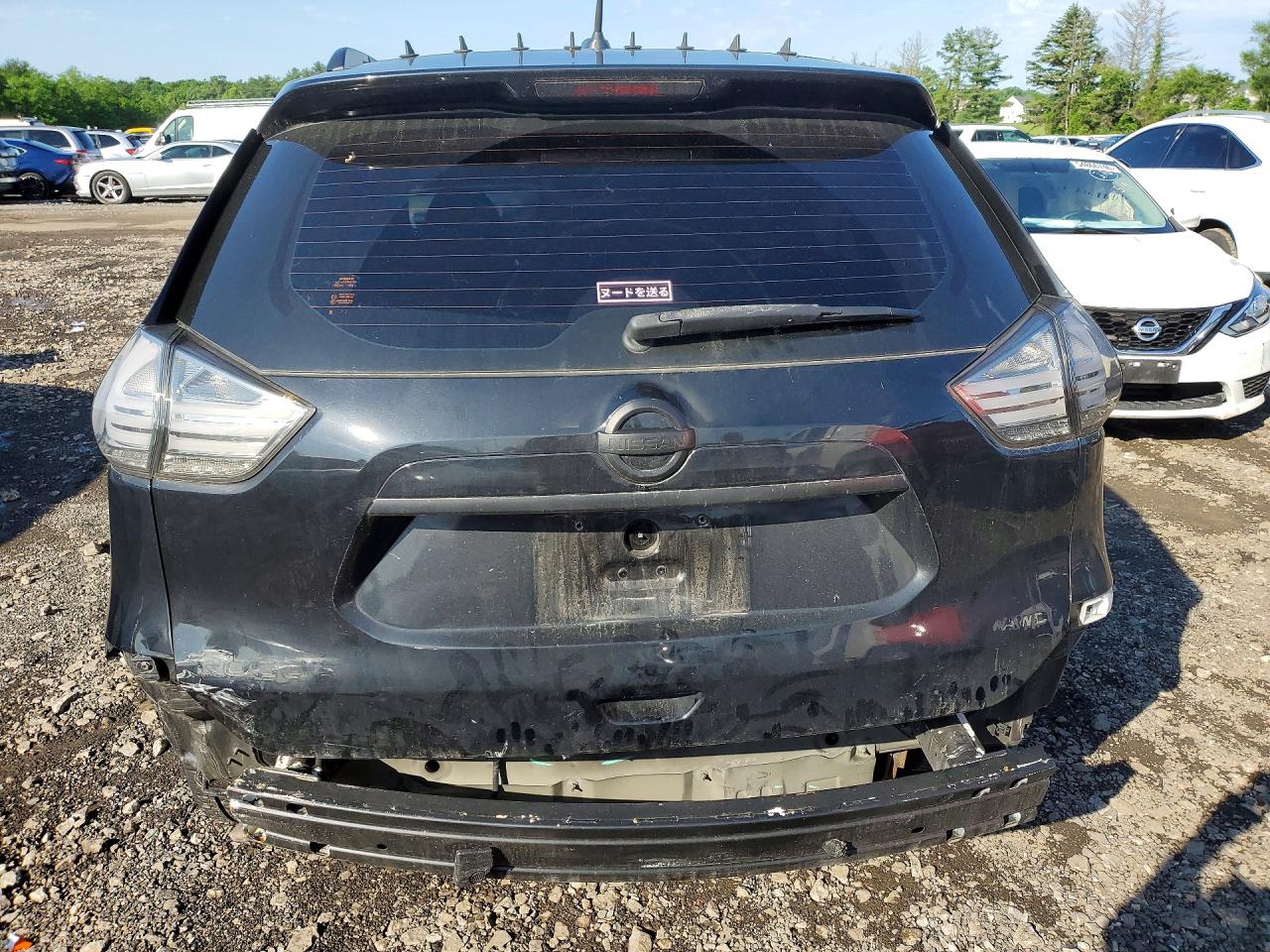 2016 Nissan Rogue S Black vin: JN8AT2MV8GW150897