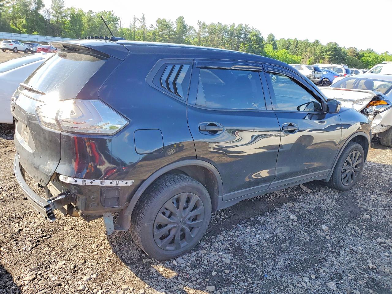 2016 Nissan Rogue S Black vin: JN8AT2MV8GW150897