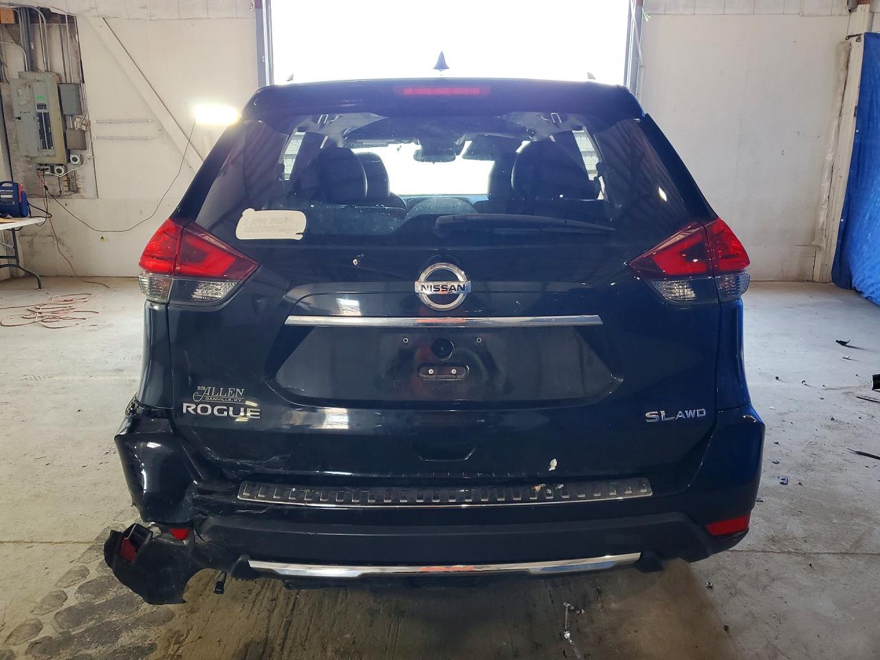 2017 Nissan Rogue Sl Black vin: JN8AT2MV8HW258809