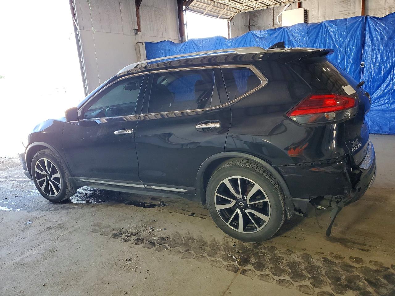 2017 Nissan Rogue Sl Black vin: JN8AT2MV8HW258809