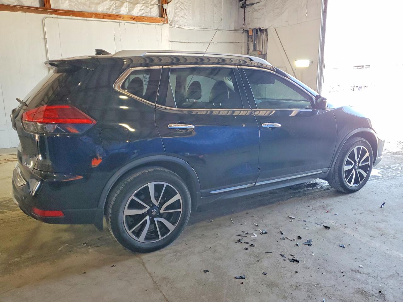2017 Nissan Rogue Sl Black vin: JN8AT2MV8HW258809