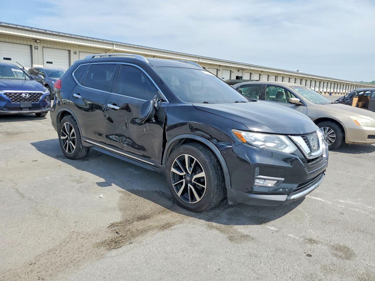 2017 Nissan Rogue Sl Black vin: JN8AT2MV8HW278316