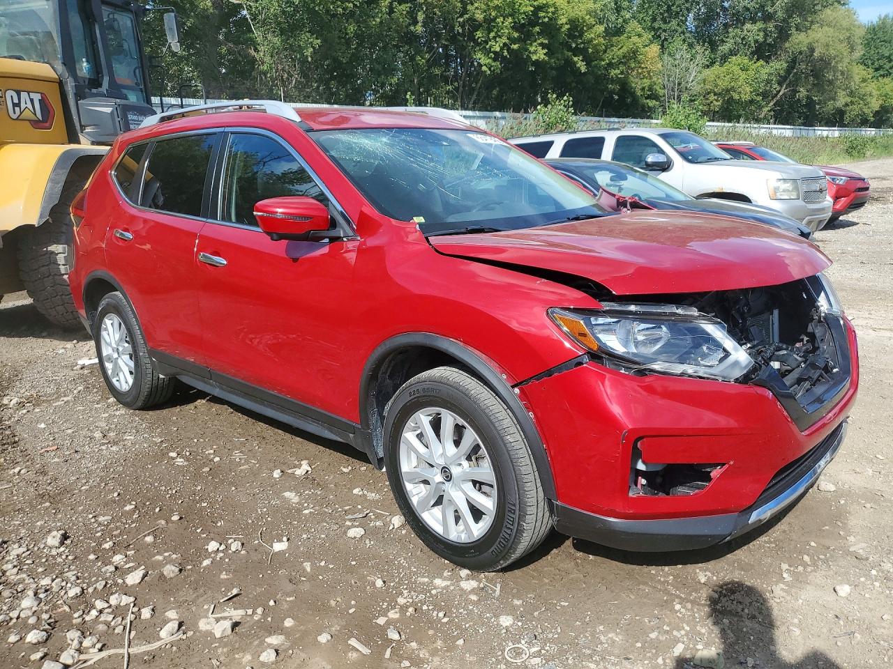 2017 Nissan Rogue Sv Red vin: JN8AT2MV8HW284553