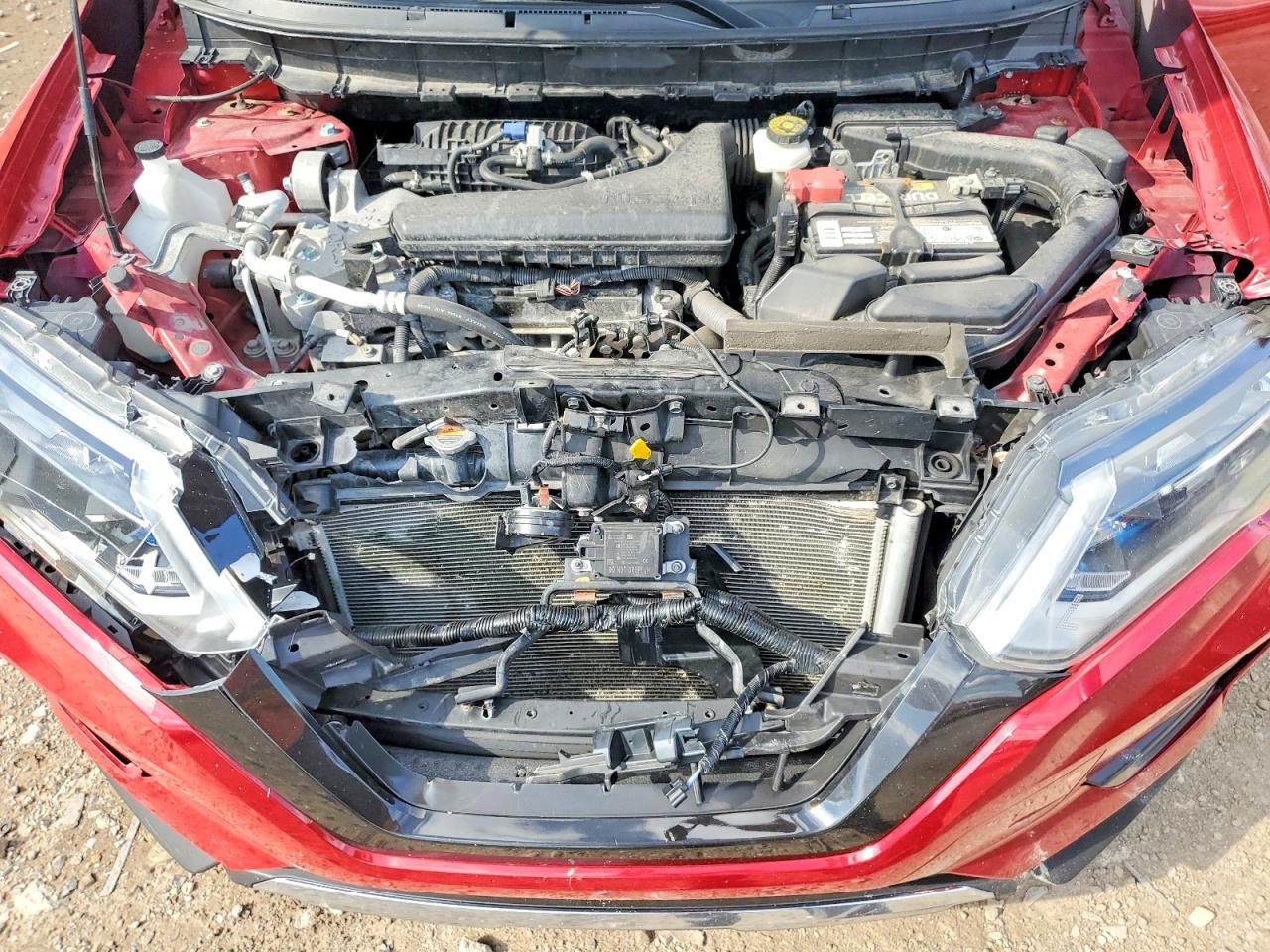 2017 Nissan Rogue Sv Red vin: JN8AT2MV8HW284553