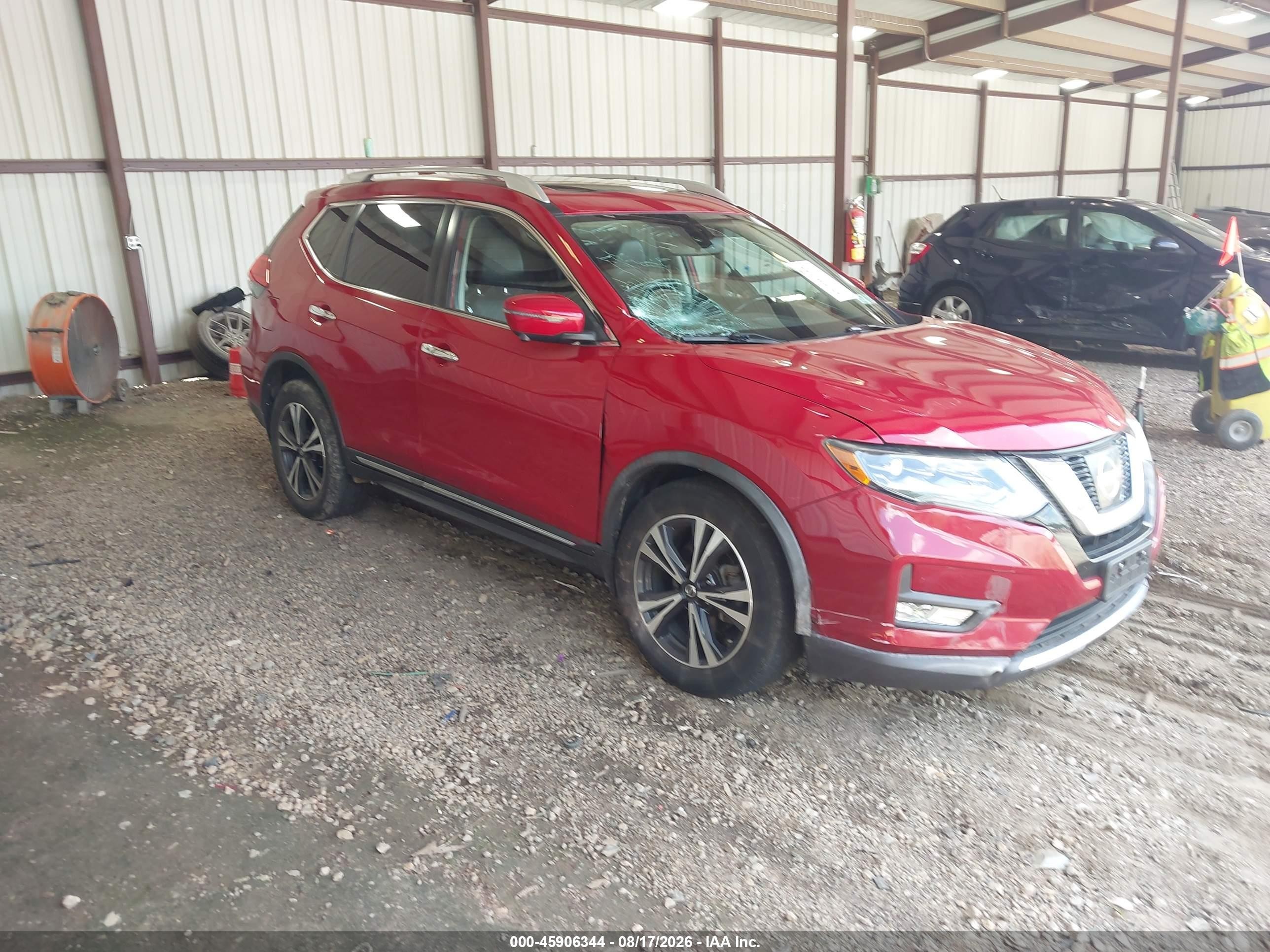 2017 Nissan Rogue Sl Red vin: JN8AT2MV8HW284729