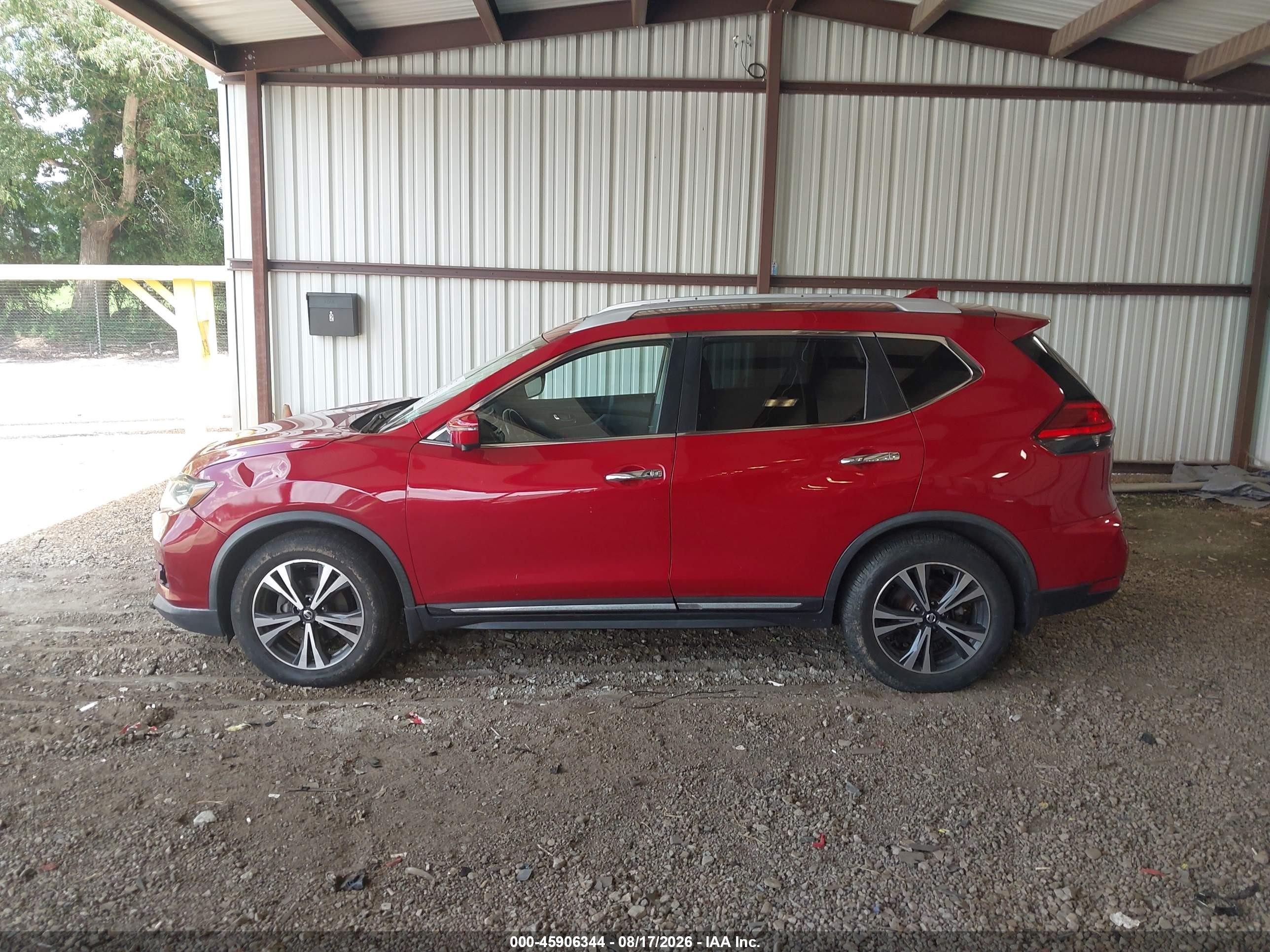 2017 Nissan Rogue Sl Red vin: JN8AT2MV8HW284729