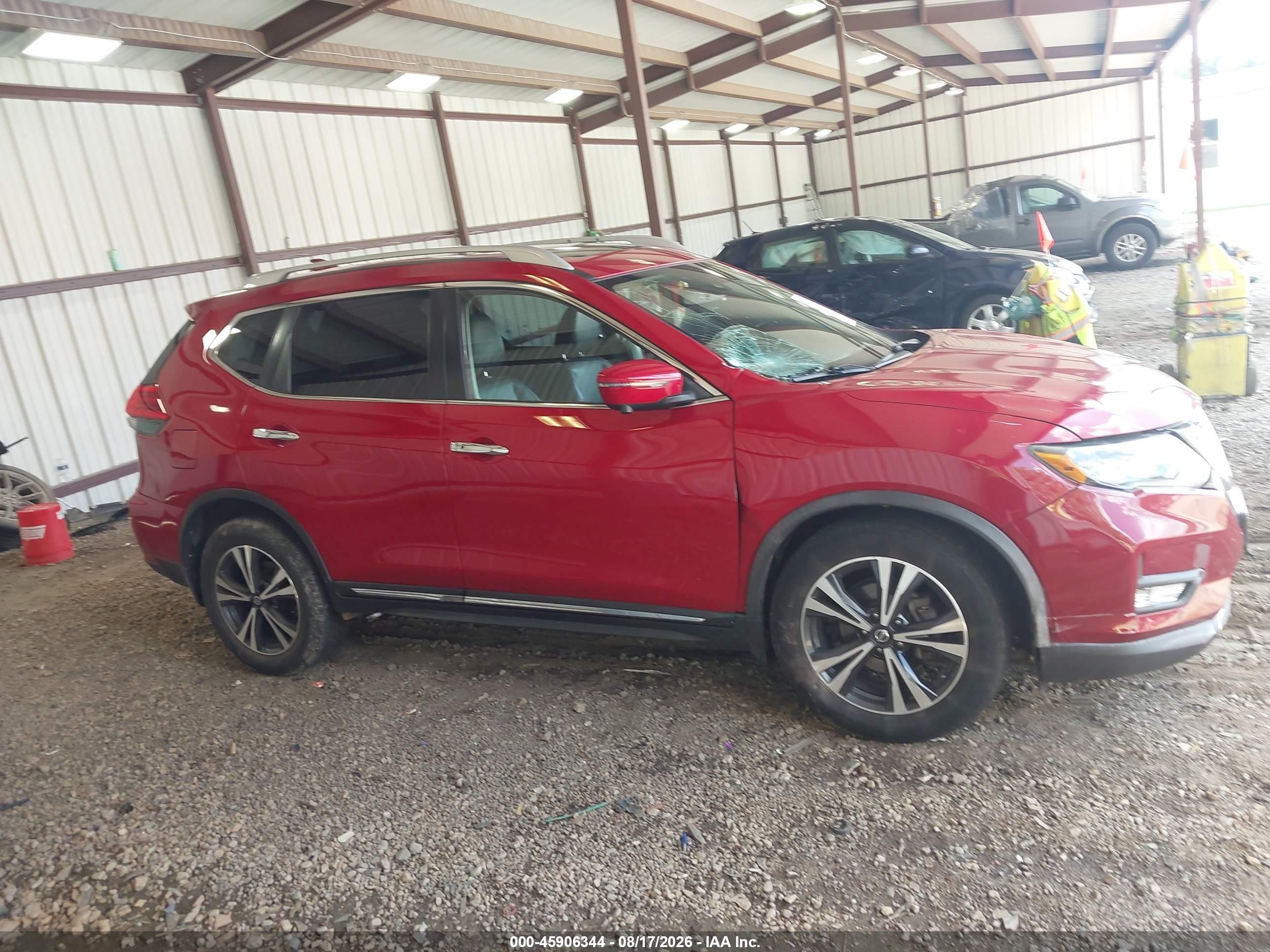 2017 Nissan Rogue Sl Red vin: JN8AT2MV8HW284729