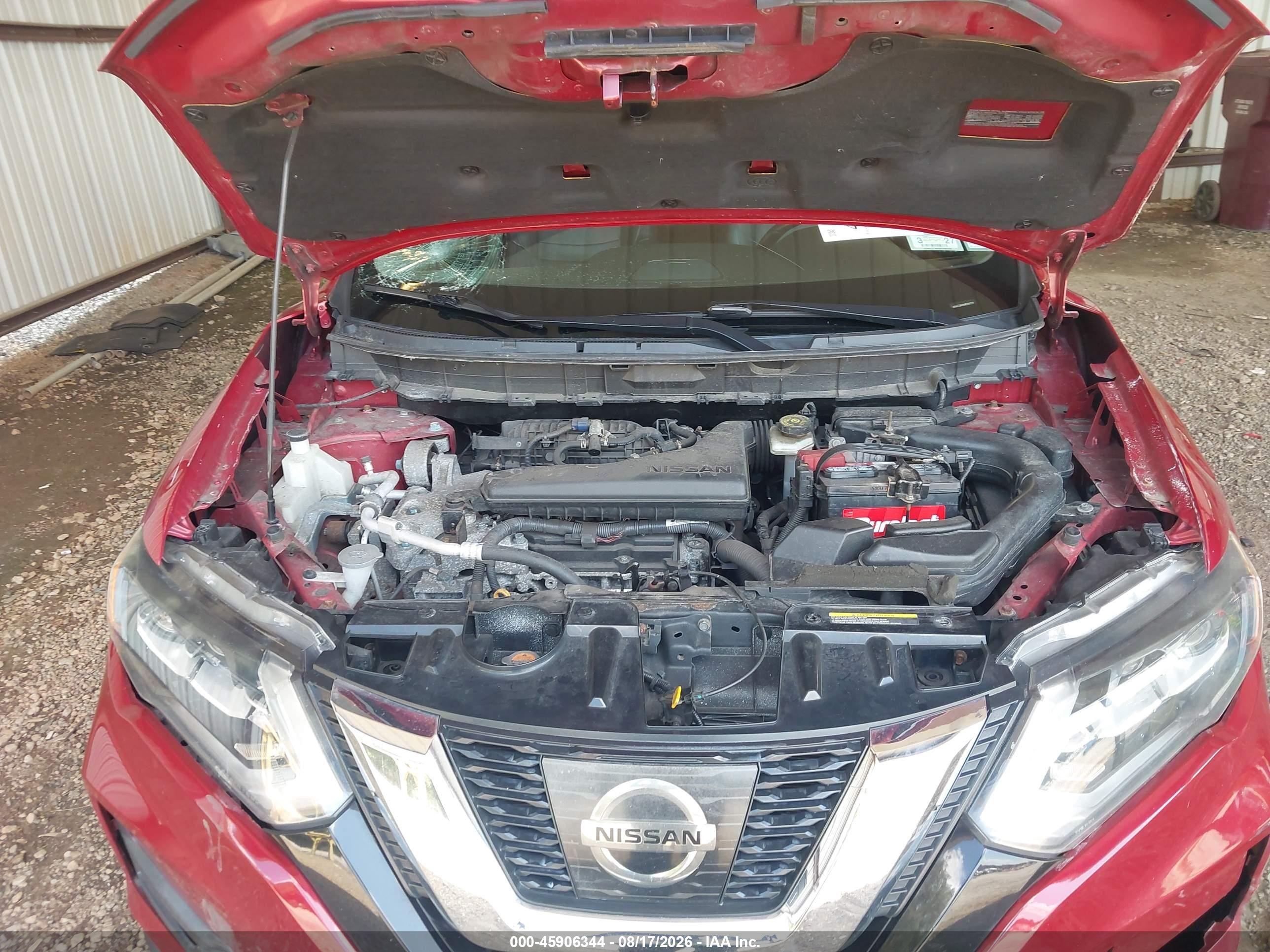 2017 Nissan Rogue Sl Red vin: JN8AT2MV8HW284729