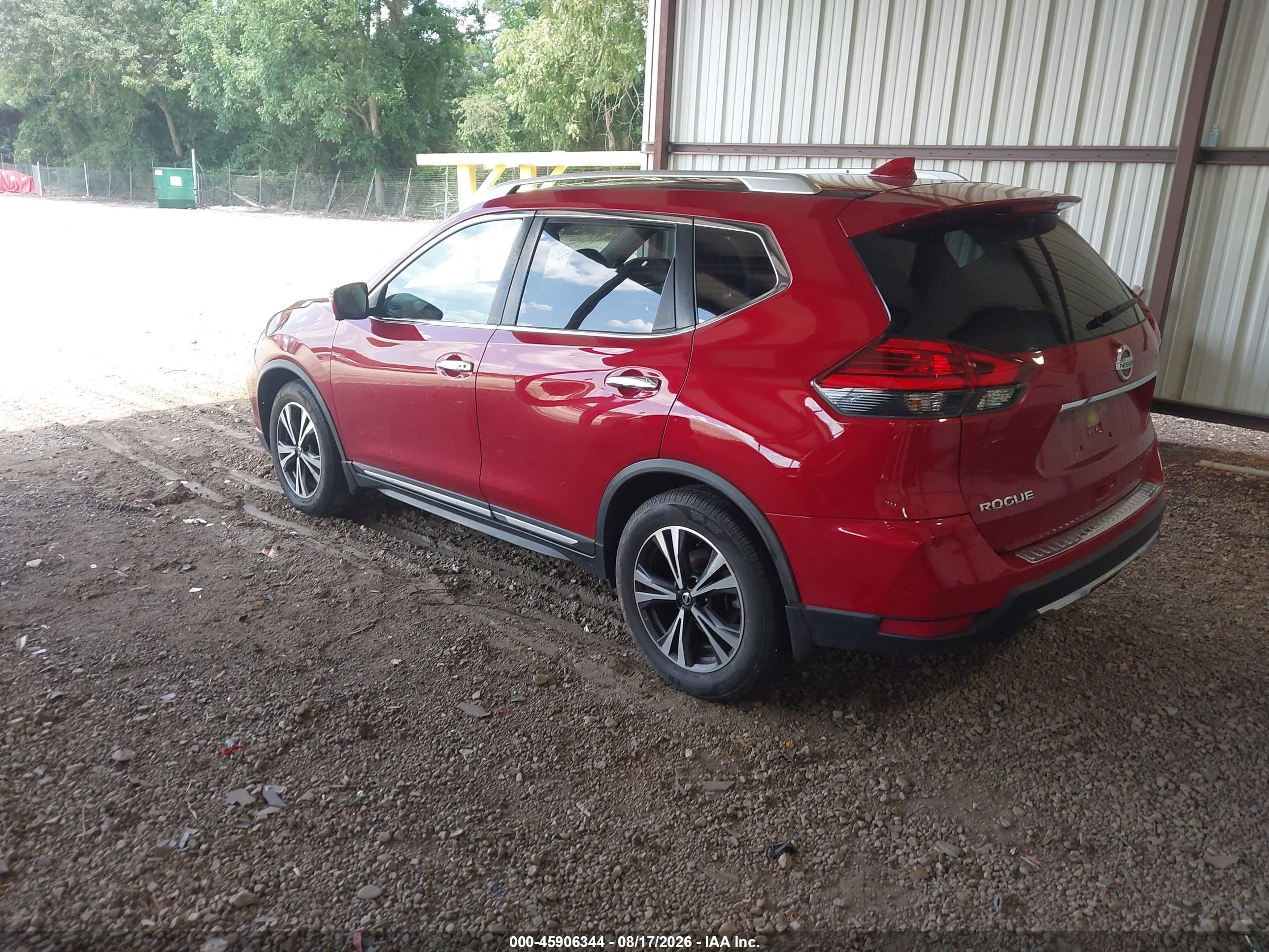 2017 Nissan Rogue Sl Red vin: JN8AT2MV8HW284729