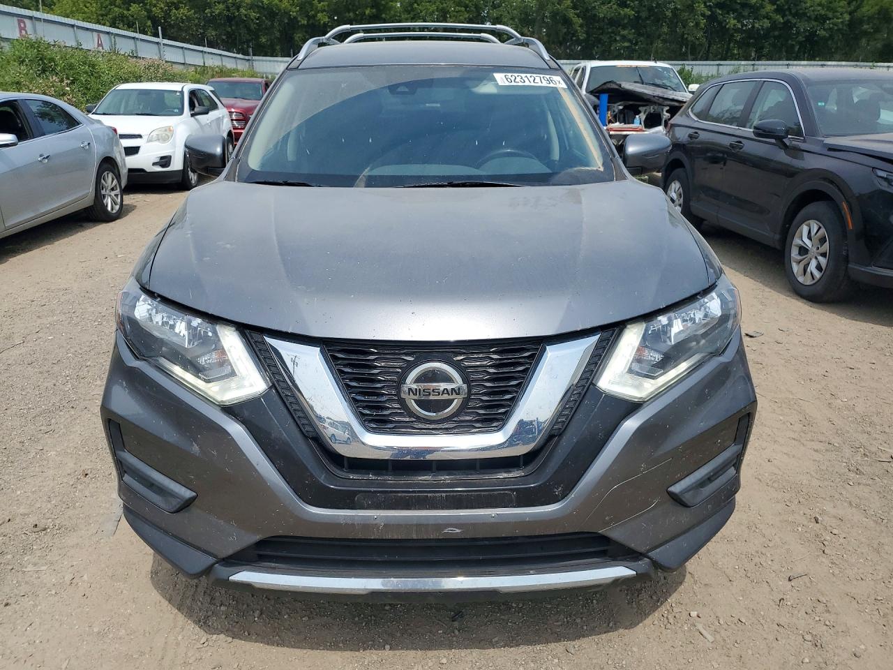 2019 Nissan Rogue Sv Gray vin: JN8AT2MV8KW402172