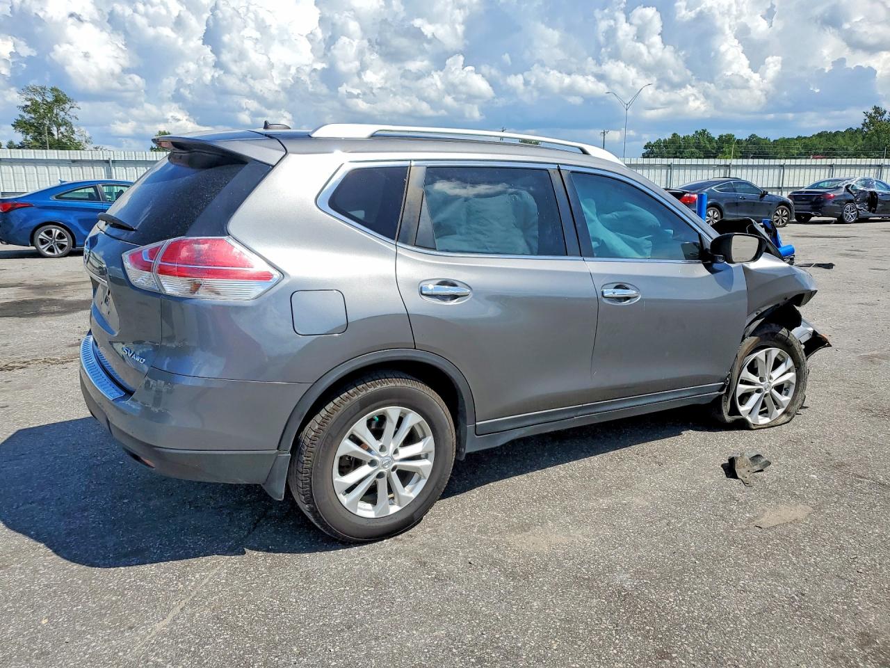 2016 Nissan Rogue Sv Gray vin: JN8AT2MV9GW136765