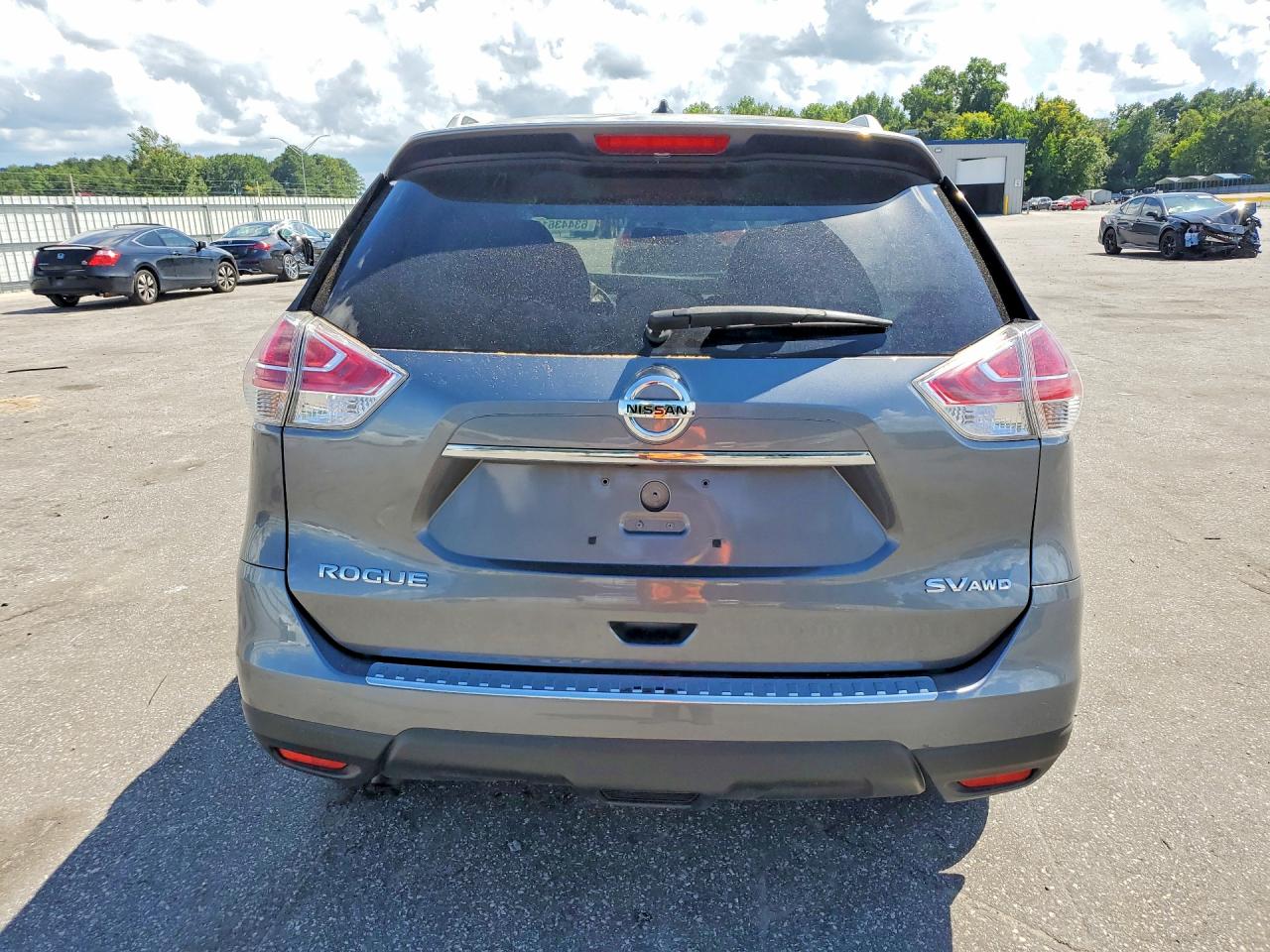 2016 Nissan Rogue Sv Gray vin: JN8AT2MV9GW136765