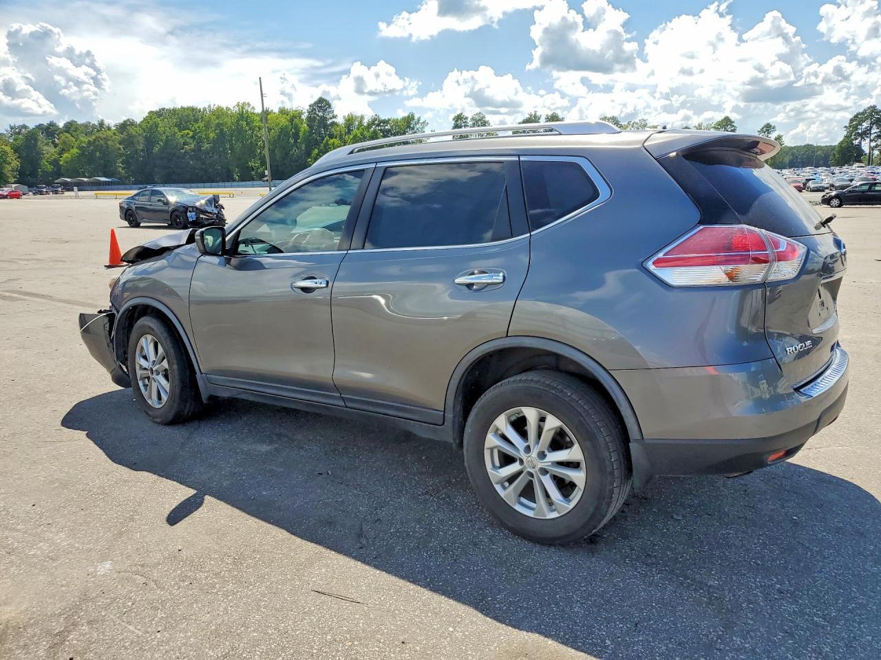 2016 Nissan Rogue Sv Gray vin: JN8AT2MV9GW136765