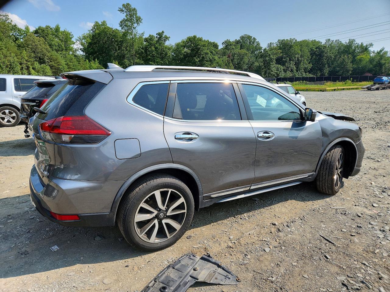 2018 Nissan Rogue Sl Gray vin: JN8AT2MV9JW311068
