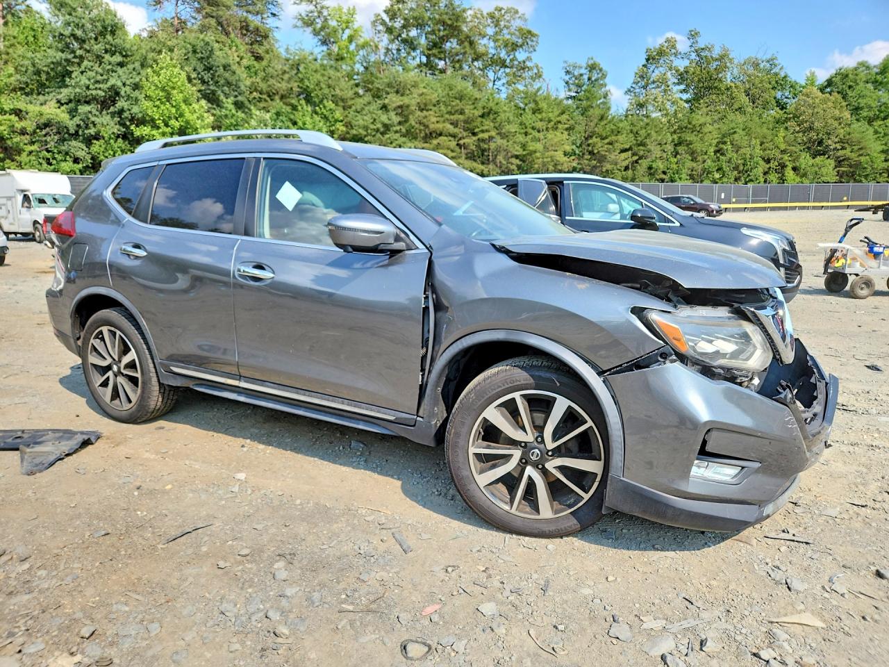 2018 Nissan Rogue Sl Gray vin: JN8AT2MV9JW311068