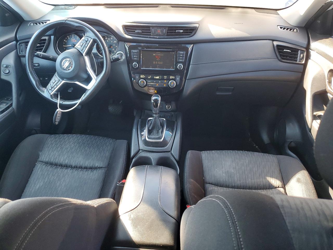2019 Nissan Rogue S White vin: JN8AT2MV9KW374284