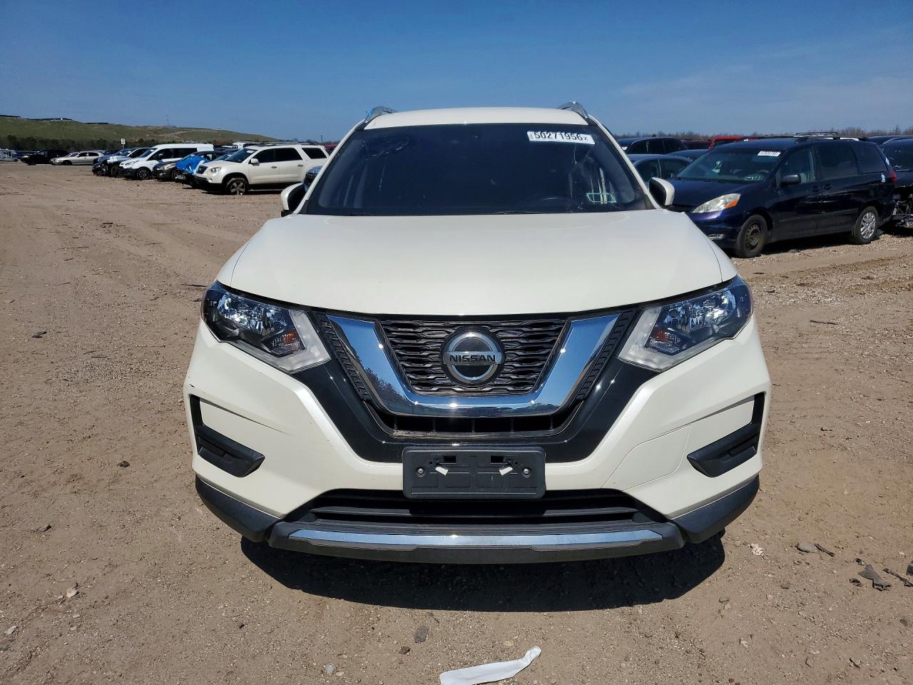 2019 Nissan Rogue S White vin: JN8AT2MV9KW374284
