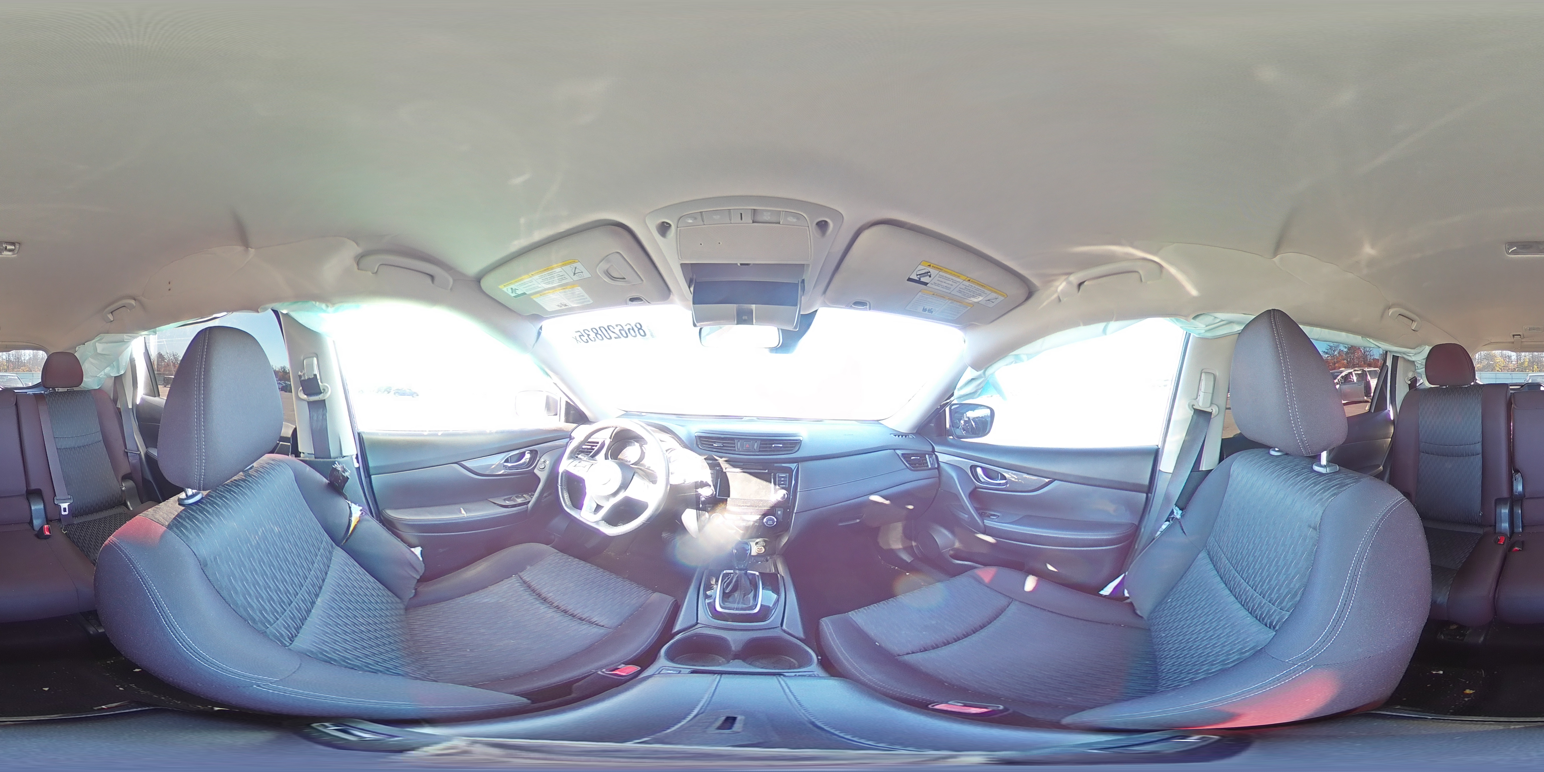 2019 Nissan Rogue S White vin: JN8AT2MV9KW374284