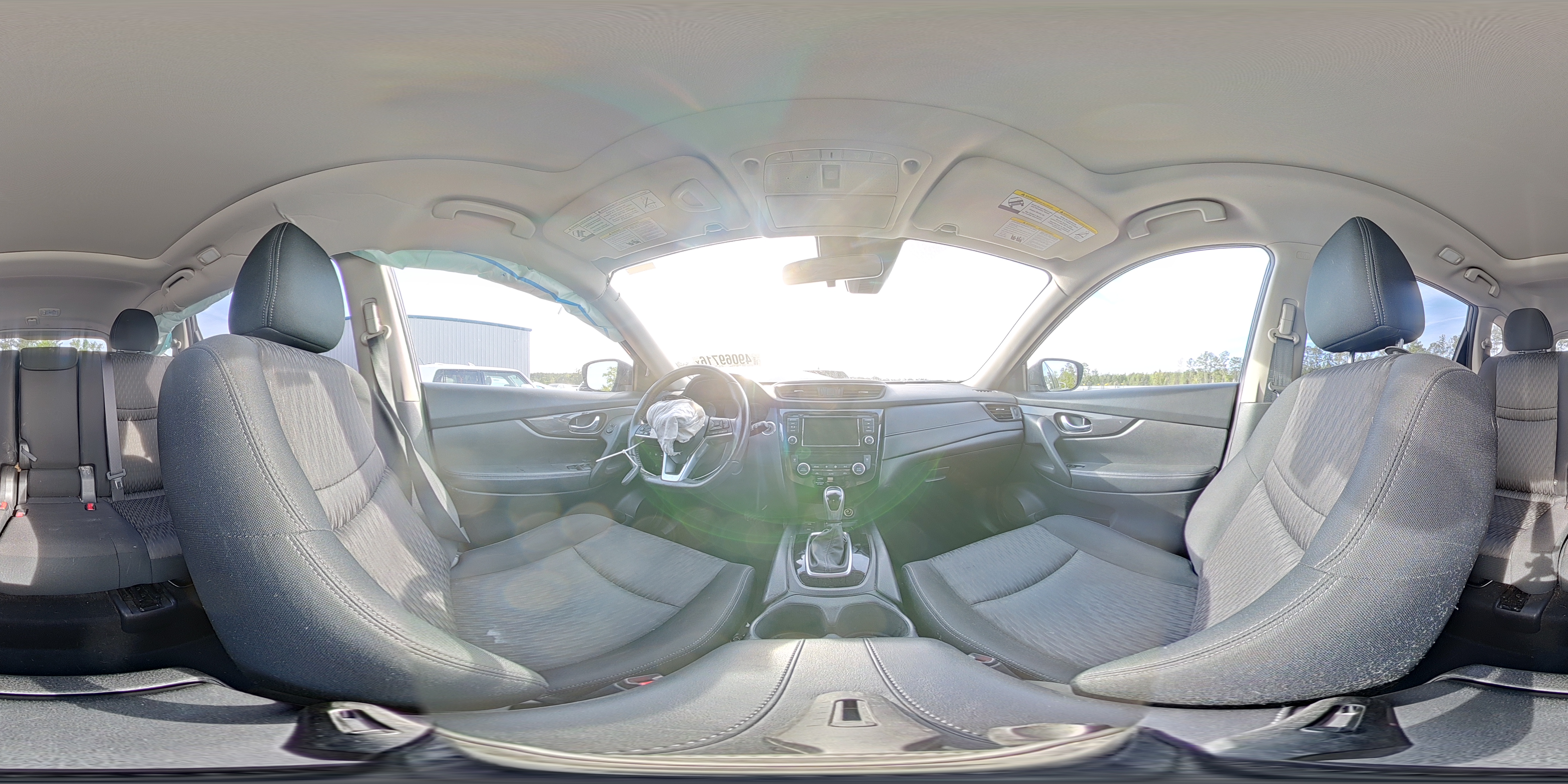 2019 Nissan Rogue Sv Gray vin: JN8AT2MV9KW392686