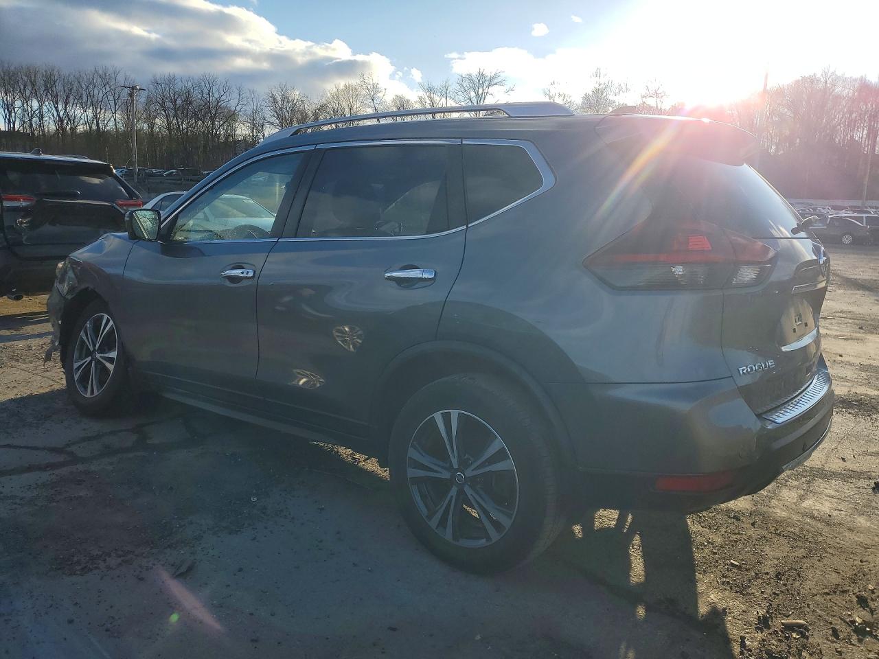 2019 Nissan Rogue Sv Blue vin: JN8AT2MV9KW397161