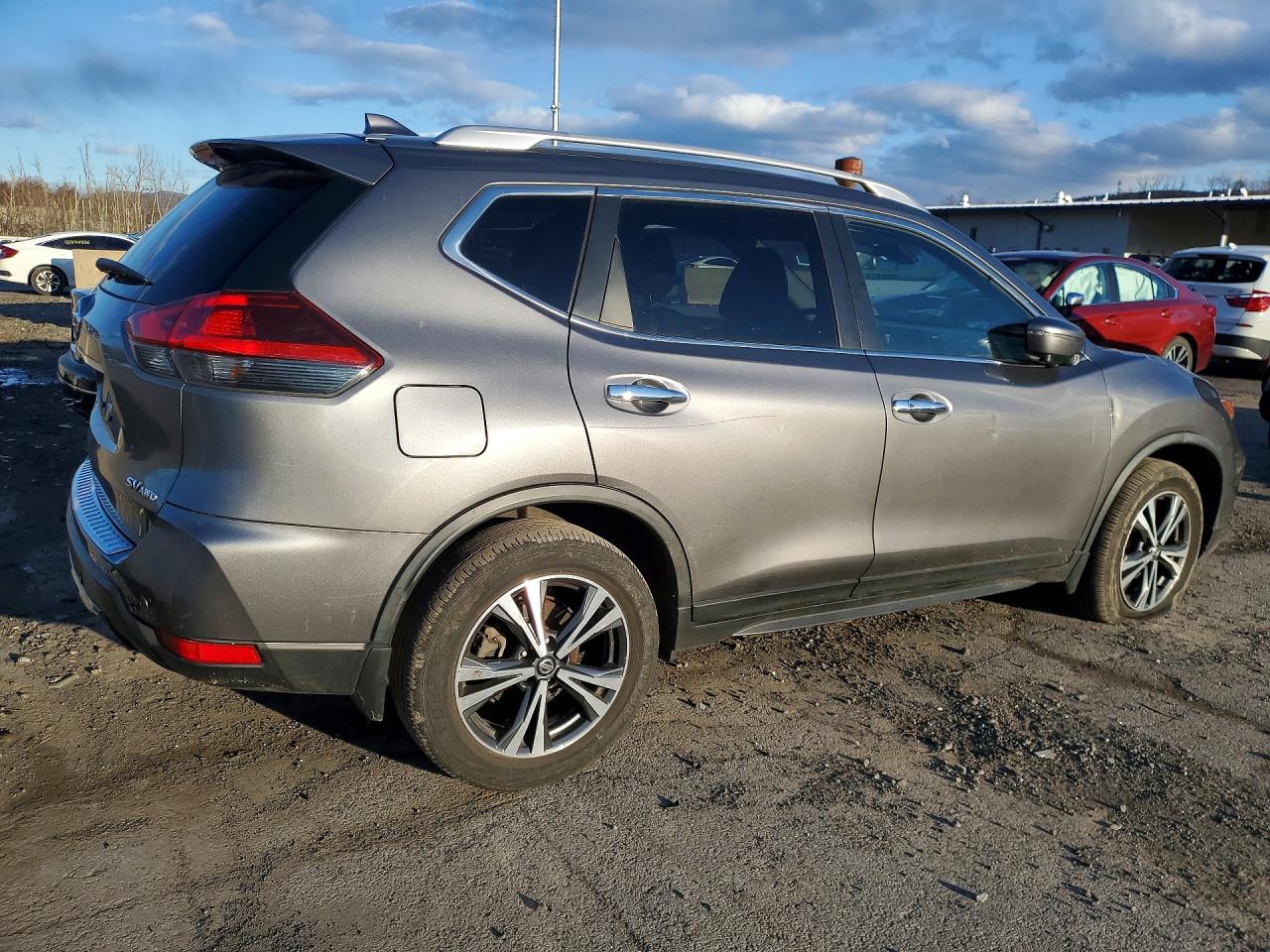 2019 Nissan Rogue Sv Blue vin: JN8AT2MV9KW397161