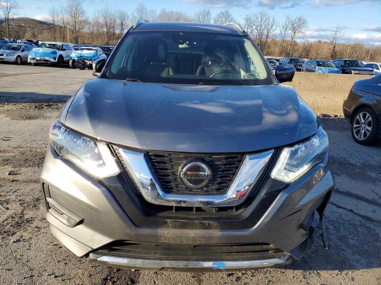 2019 Nissan Rogue Sv Blue vin: JN8AT2MV9KW397161