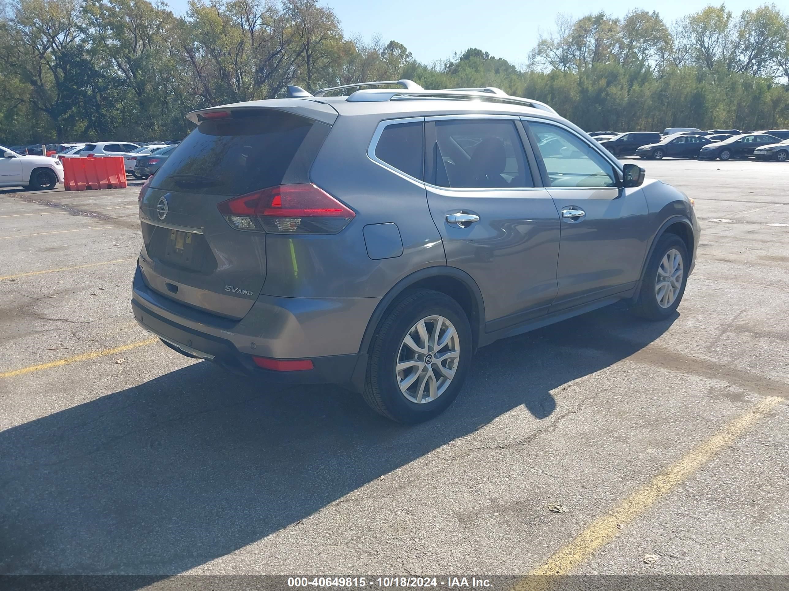 2020 Nissan Rogue Sv Intelligent Awd Gray vin: JN8AT2MVXLW118463